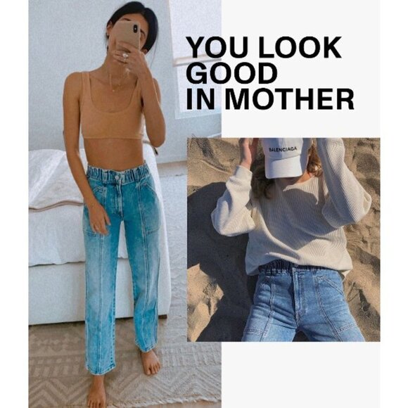 💕MOTHER SUPERIOR💕 Springy Ankle Jeans ~ Cowboys Don't Cry 28 NWOT - Picture 8 of 14